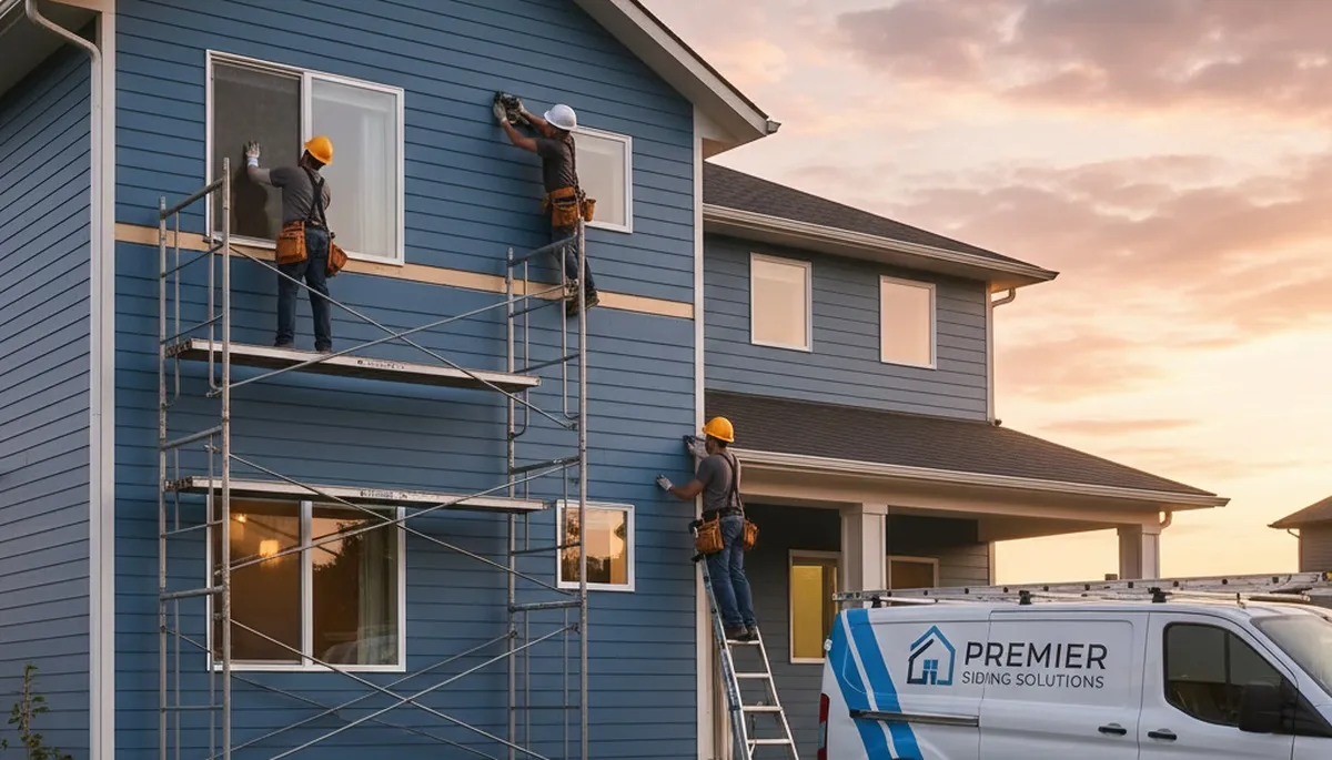 Professional vinyl siding installation on Atlanta GA home exterior by Next Level Exteriors